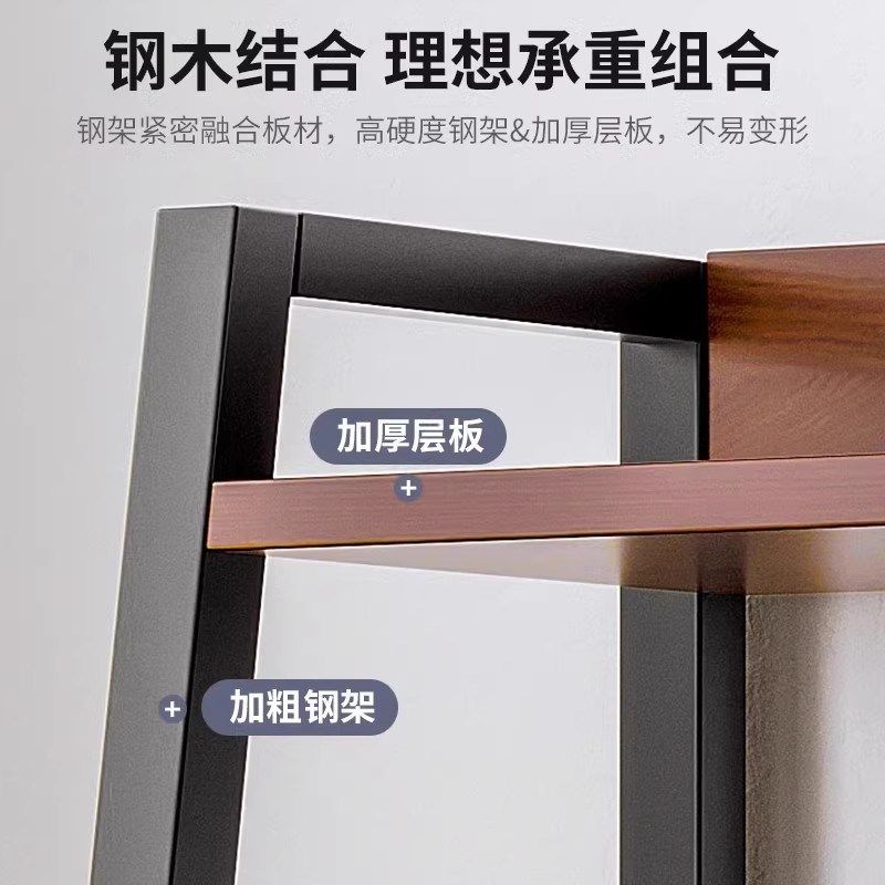 厨房置物架落地多层储物架家用多功能微波炉电烤箱锅具架子收纳架,淘宝优惠券,粉丝福利购,淘宝优惠卷