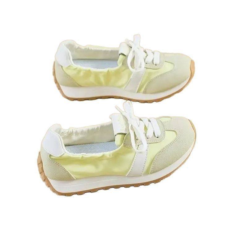 德训鞋女2025年春季新款系带单鞋软底轻便休闲运动鞋子复古阿甘鞋,淘宝优惠券,粉丝福利购,淘宝优惠卷