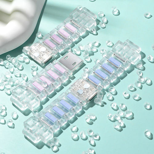 适用于小天才Z6Pro炫彩表带z12/z11/z7pro/z9a/q2a/z7s/z8少年版/d2/z10冰晶磁吸闪扣腕带d5/q3/q1r/d3s配件 - 图3