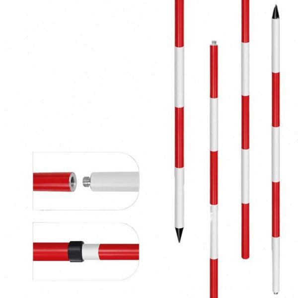 标杆花杆测量红白标尺杆测量用花杆测绘2米/3米/5米铝合金测,淘宝优惠券,粉丝福利购,淘宝优惠卷