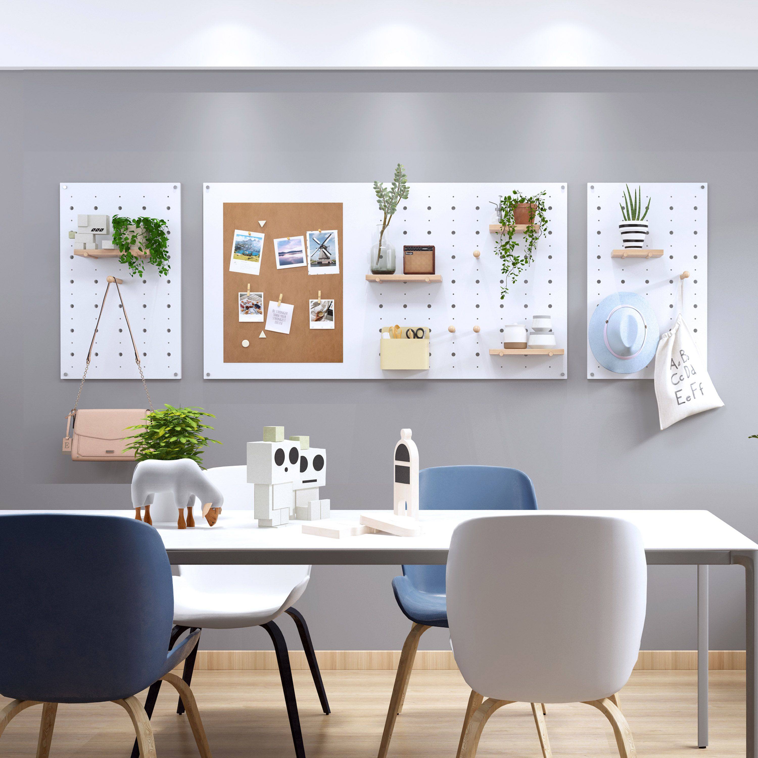 0J实木洞洞板定 制墙上置物架入户玄关免打孔客厅挂板木质搁板收,淘宝优惠券,粉丝福利购,淘宝优惠卷