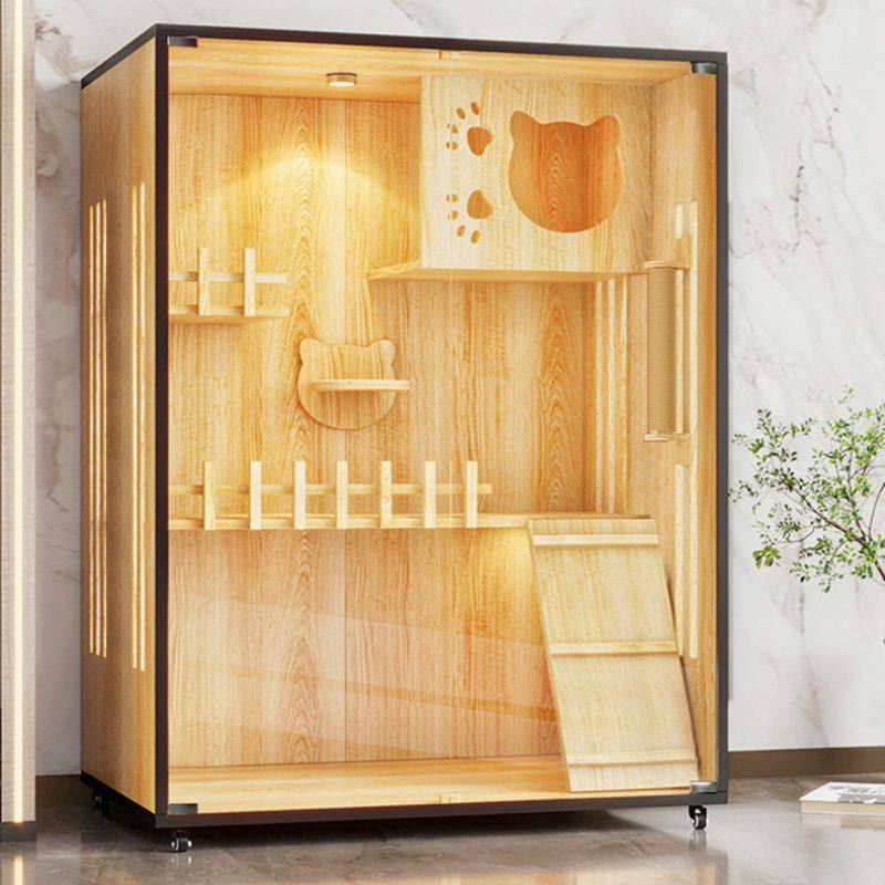 猫别墅猫屋家用室内猫柜舍超大自由空间窝猫咪爬架一体笼子,淘宝优惠券,粉丝福利购,淘宝优惠卷