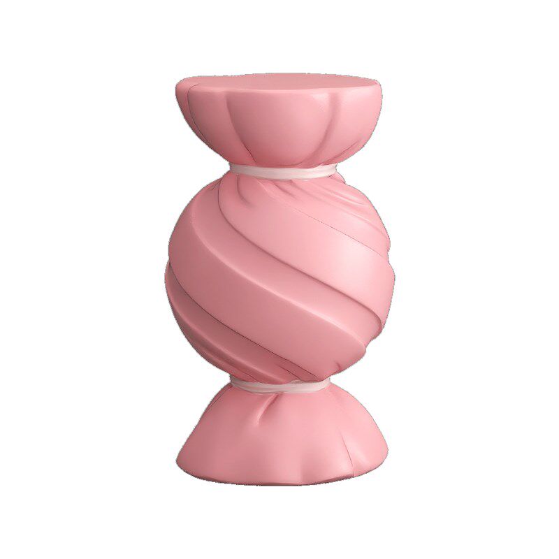 奶油风粉色客厅装饰落地茶几摆件电视柜沙发边几床头新家乔迁礼物,淘宝优惠券,粉丝福利购,淘宝优惠卷