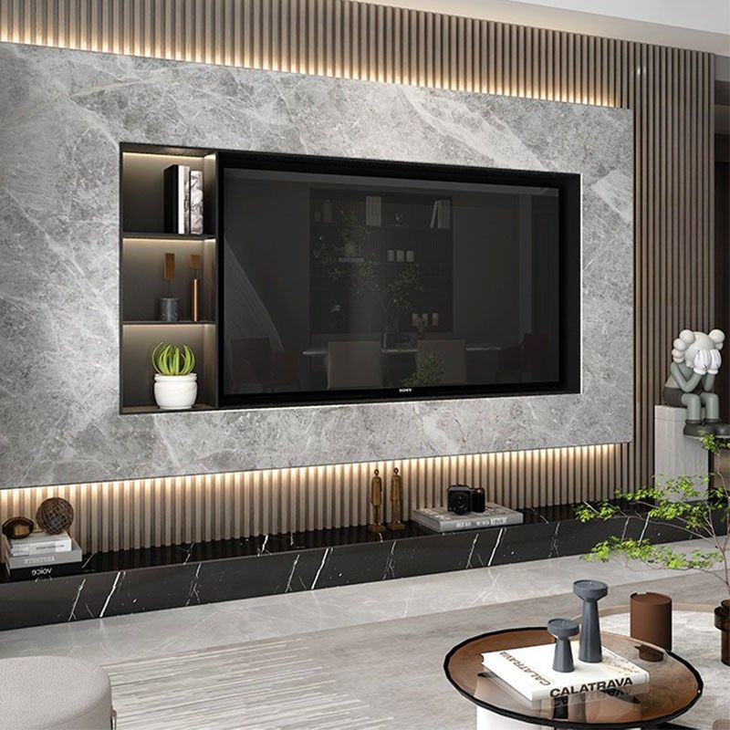 75寸85寸电视机壁龛嵌入式背景墙壁龛金属电视柜展示柜置物架定制,淘宝优惠券,粉丝福利购,淘宝优惠卷