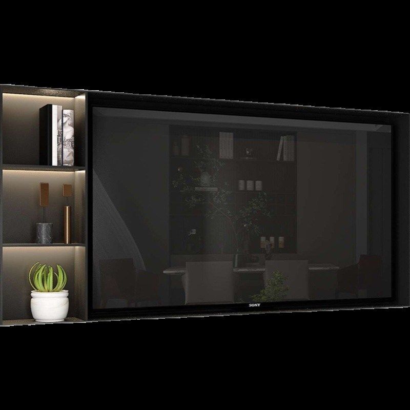 75寸85寸电视机壁龛嵌入式背景墙壁龛金属电视柜展示柜置物架定制,淘宝优惠券,粉丝福利购,淘宝优惠卷