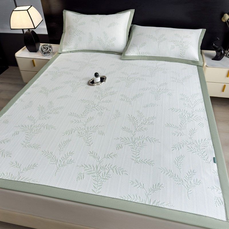 A类母婴级轻奢冰丝凉席夏季家用空调软席2025新款可机洗三件套,淘宝优惠券,粉丝福利购,淘宝优惠卷