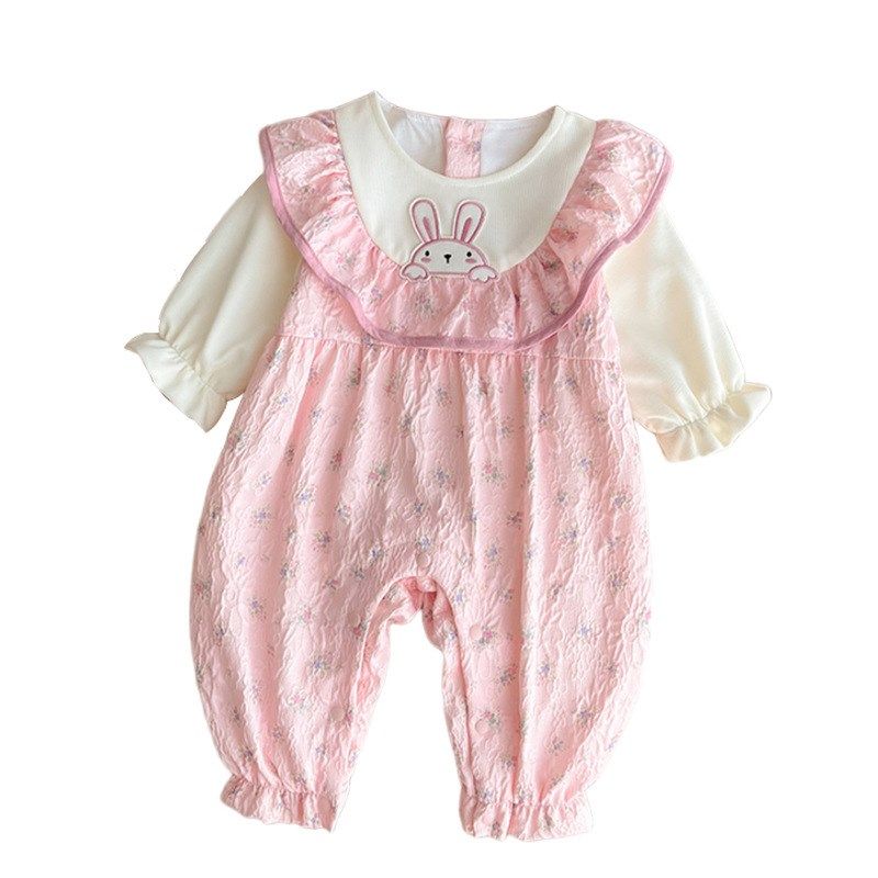 超萌婴儿衣服秋装连体哈衣女宝宝衣服可爱洋气一岁外出春秋季幼儿,淘宝优惠券,粉丝福利购,淘宝优惠卷