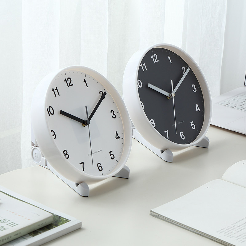 座钟台钟客厅时钟表摆件欧式家用台式摆钟创意静音坐钟桌面小挂钟,淘宝优惠券,粉丝福利购,淘宝优惠卷