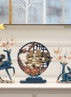 新婚礼品送新人高级小众适合姐妹的结婚闺蜜礼物高档新人夫妻摆件