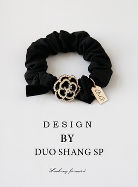 山茶花发圈2023年新款气质头绳韩国网红小肠圈皮筋头饰女扎头发绳