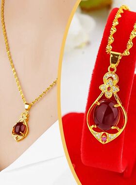 2025春夏新款金色项链轻奢小众设