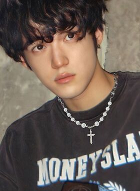 合金男女通用项链男生小众项链