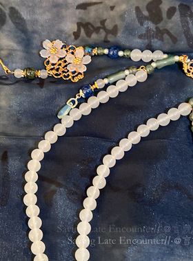 合金锁骨链「玉楼歌」古风项链