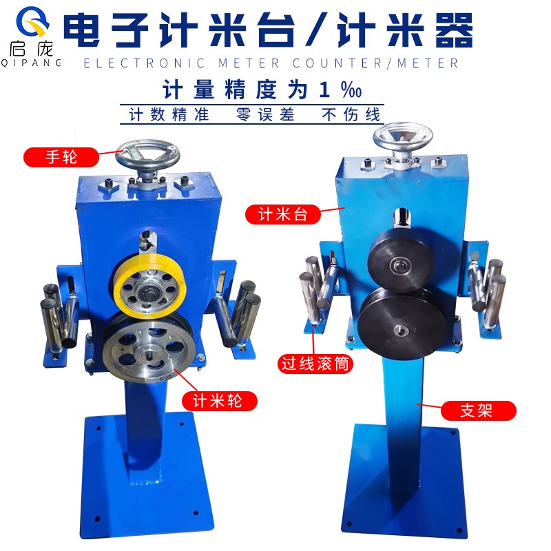 电线电缆与钢丝绳高精度电子计米器编码I器计米轮长度测量仪覆绕 - 图1