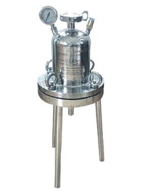 实验室不锈钢正压过滤器圆盘过滤器小型筒式过滤器滤膜过滤器