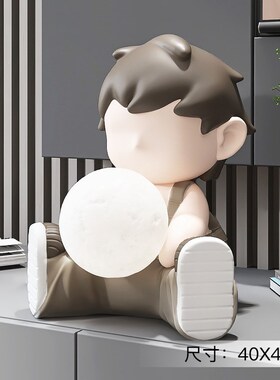 【会发光】潮玩公仔桌面摆件客厅家居饰品卧室夜灯电视柜乔迁新居