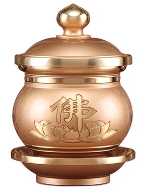 佛前供水杯供佛杯佛具用品大全观音净水杯贡杯茶杯纯铜家用铜杯