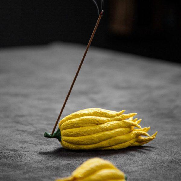 中式佛手线香香座禅意陶瓷香炉创意摆件日式香插室内家用香座香托,淘宝优惠券,粉丝福利购,淘宝优惠卷