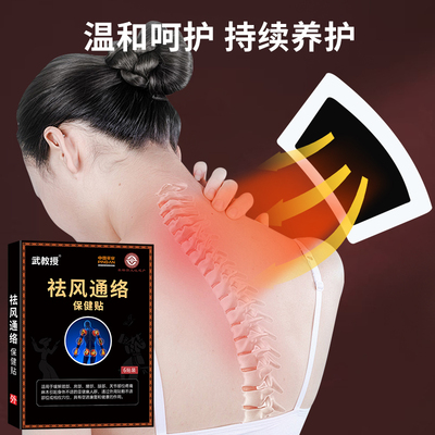 武教授祛风通络保健贴大尺寸非遗老黑膏草本热敷颈肩腰膝护理贴
