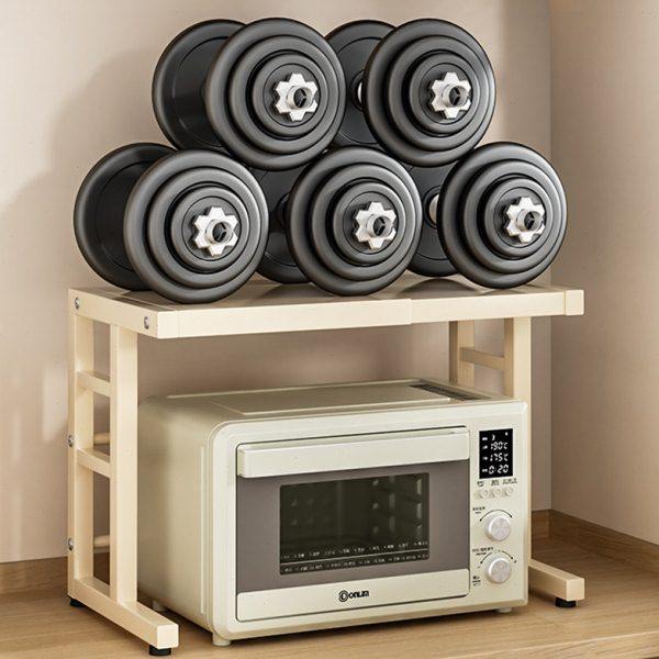 可伸缩微波炉置物架厨房烤箱架台面多功能家用电饭煲收纳专用支架,淘宝优惠券,粉丝福利购,淘宝优惠卷