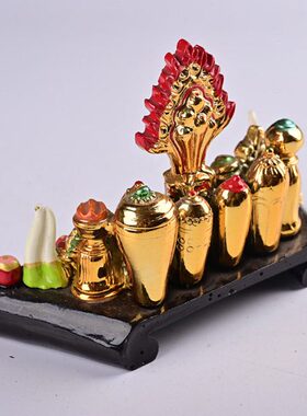 树脂百宝座密宗佛前摆件 摩尼宝百宝总集 藏式家用供佛用品