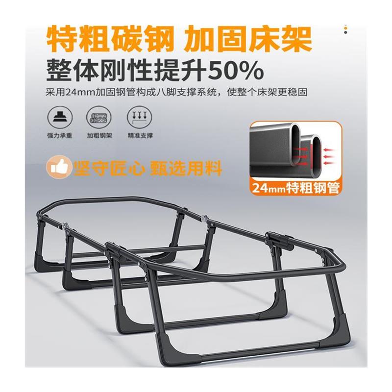 午休折叠床单人床办公室工位午睡神器躺椅家用便携行军小床 - 图3