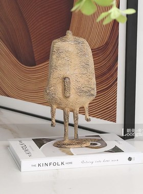 简约现代艺术雕塑装饰品酒店客厅玄关书房电视柜轻奢软装家居摆件