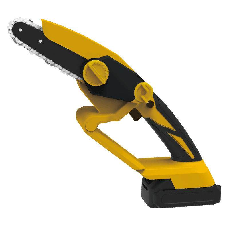 电锯4寸6寸锂电锯电链锯单手锯充电式家用手持户外链锯砍树伐木锯,淘宝优惠券,粉丝福利购,淘宝优惠卷