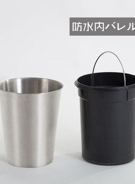 木质翻盖垃圾桶北欧翻盖客厅原木风艺术时尚简约家用卧室大号纸篓