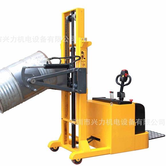 YL420无支腿电动油桶倒料车平衡重式全电动油桶搬运车油桶翻转车 - 图0