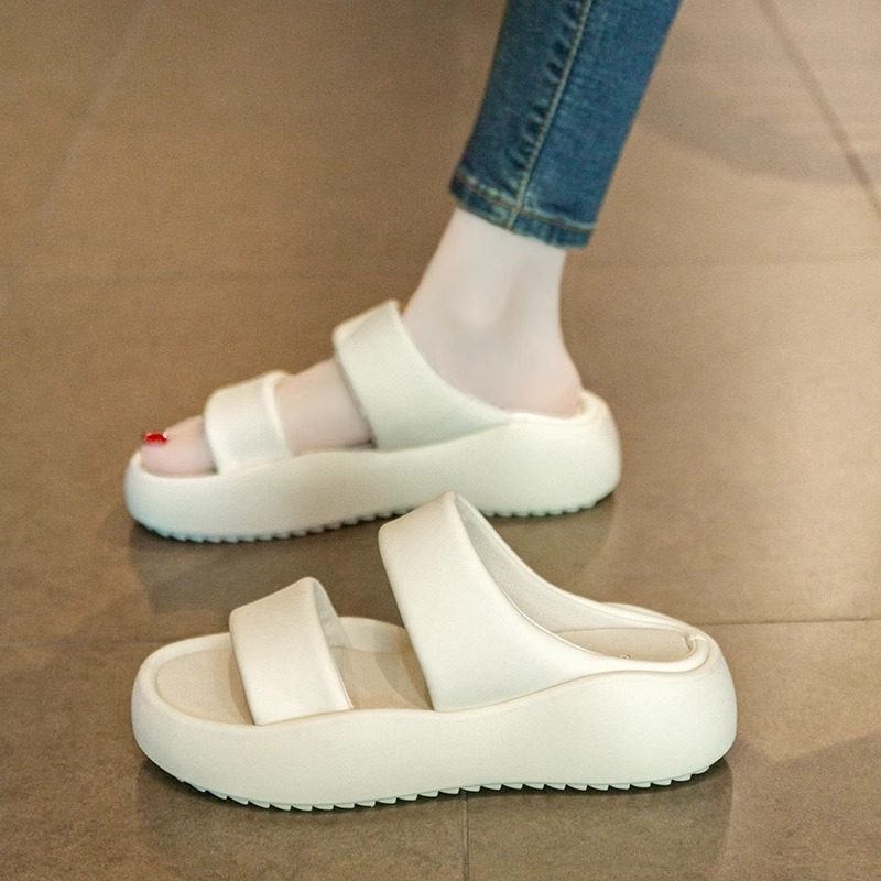 厚底拖鞋女外穿夏季2024新款高级感时尚百搭一字拖女沙滩休闲凉拖,淘宝优惠券,粉丝福利购,淘宝优惠卷