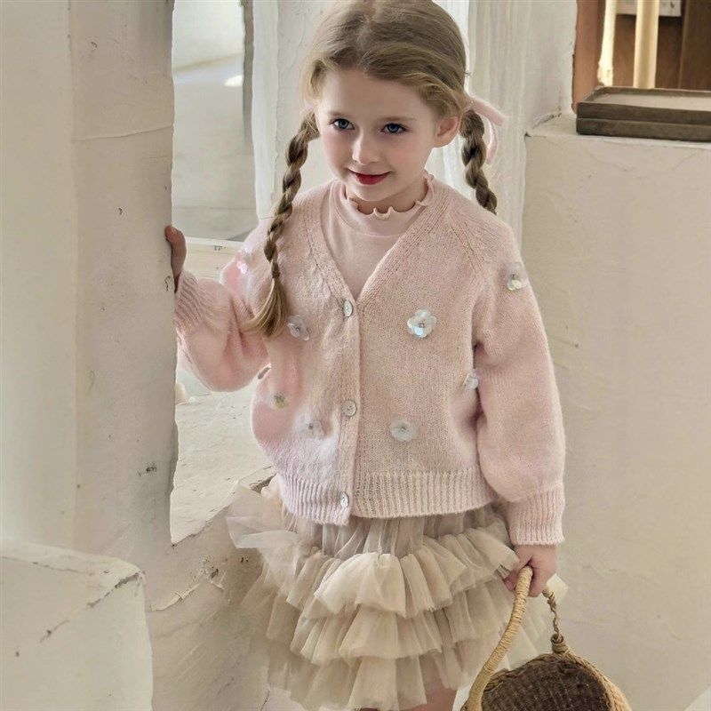 2025春夏新款童装韩版女童蓬蓬裙韩系儿童网纱裙子洋气休闲半身裙,淘宝优惠券,粉丝福利购,淘宝优惠卷