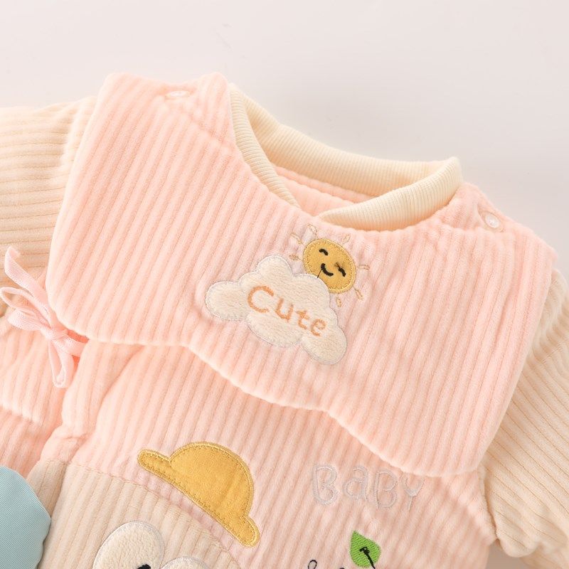 新生儿连体衣加厚保暖棉袄婴儿夹棉外出服棉服秋冬季初生宝宝抱衣,淘宝优惠券,粉丝福利购,淘宝优惠卷