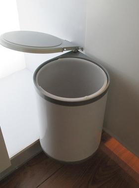 VASE不锈钢橱柜垃圾桶柜内旋开式垃圾桶水槽柜隐藏嵌入式垃圾桶