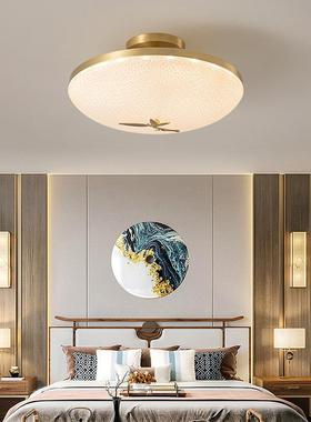 新中式全铜过道灯玄关入户阳台走廊创意门厅卧室灯茶室福鹿中国风