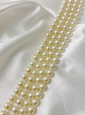 搭配旗袍珍珠项链双层锁骨链子女士复古脖子颈链多层三层毛衣链条