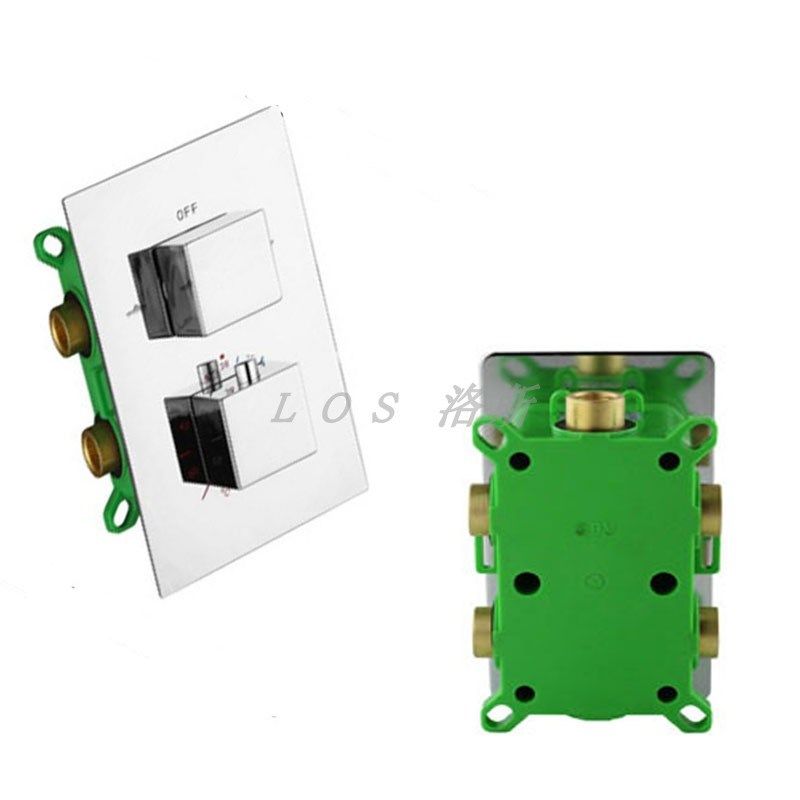 花洒顶喷配件水龙头开关全铜冷热双控两进两头三头出水恒温混水阀,淘宝优惠券,粉丝福利购,淘宝优惠卷