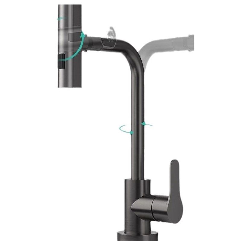 厨房水龙头抽拉式洗菜盆洗碗池家用水槽冷热二合一增压防溅旋转,淘宝优惠券,粉丝福利购,淘宝优惠卷