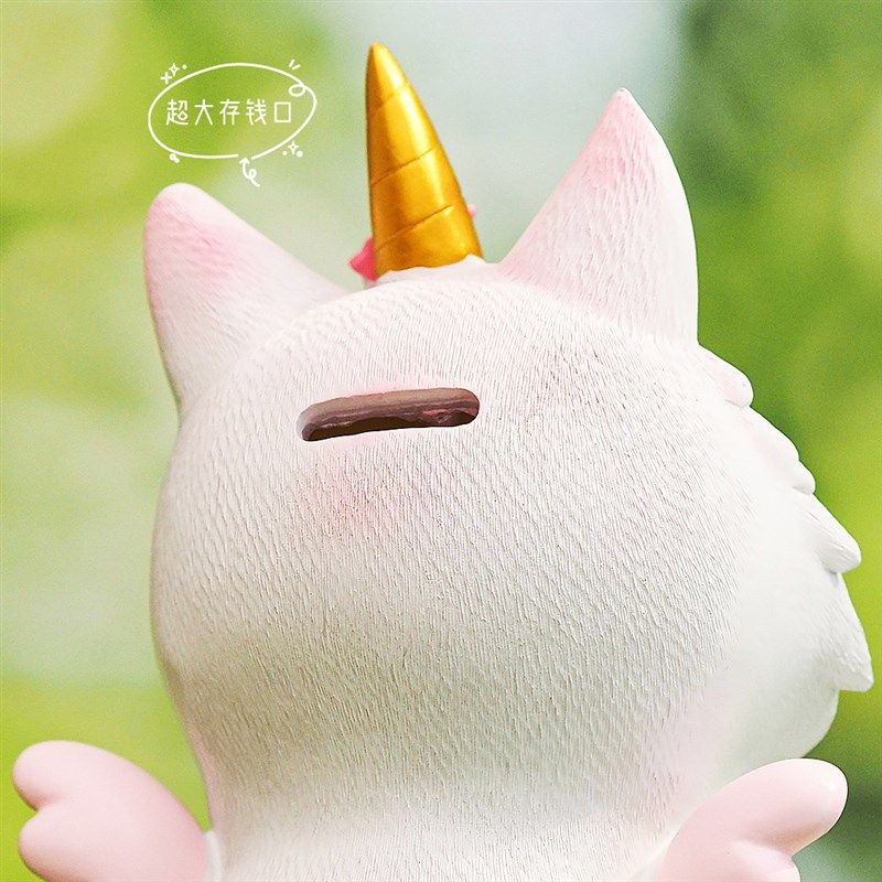 可爱小猫咪存钱罐可存可取储蓄罐树脂摆件工艺品送儿童节礼物,淘宝优惠券,粉丝福利购,淘宝优惠卷