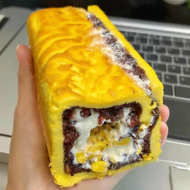 肉松海苔紫米奶酪夹心虎皮卷蛋糕营养早餐代餐食点心充饥食品整箱,淘宝优惠券,粉丝福利购,淘宝优惠卷