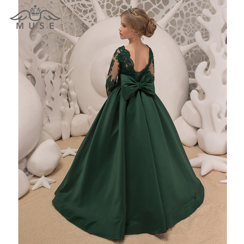 2021春新款儿童公主裙女童晚礼服婚纱长袖舞台主持人钢琴演出服长,淘宝优惠券,粉丝福利购,淘宝优惠卷