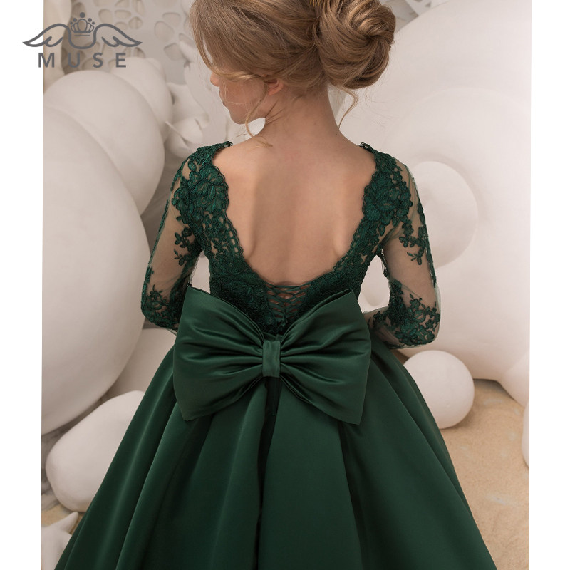 2021春新款儿童公主裙女童晚礼服婚纱长袖舞台主持人钢琴演出服长,淘宝优惠券,粉丝福利购,淘宝优惠卷