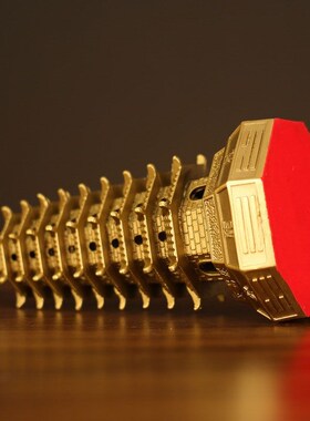 黄铜文昌塔摆件七层7层铜八卦文昌塔客厅玄关摆设书房桌面工艺品