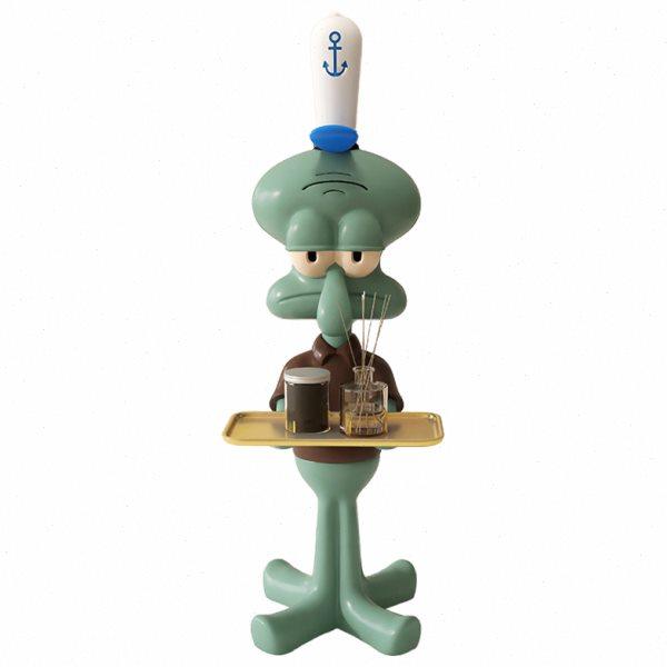 网红章鱼哥托盘落地大号摆件电视柜沙发旁装饰客厅置物架钥匙收纳,淘宝优惠券,粉丝福利购,淘宝优惠卷