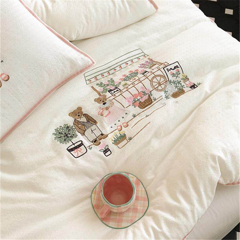 儿童可爱卡通刺绣全棉水洗棉被芯柔软舒适春秋被加厚冬被单双人被,淘宝优惠券,粉丝福利购,淘宝优惠卷