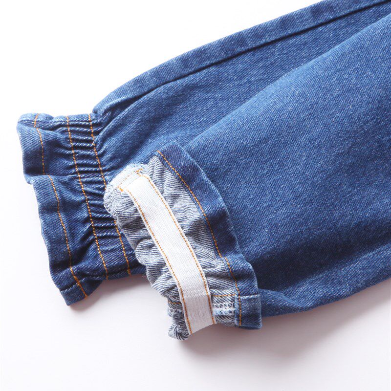 女宝宝牛仔裤春秋款小童儿童休闲喇叭裤小童装裤子子女童长裤秋装,淘宝优惠券,粉丝福利购,淘宝优惠卷