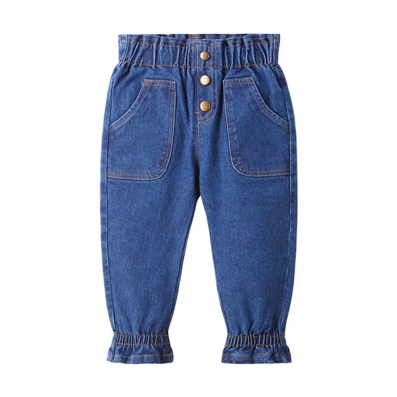 女宝宝牛仔裤春秋款小童儿童休闲喇叭裤小童装裤子子女童长裤秋装,淘宝优惠券,粉丝福利购,淘宝优惠卷