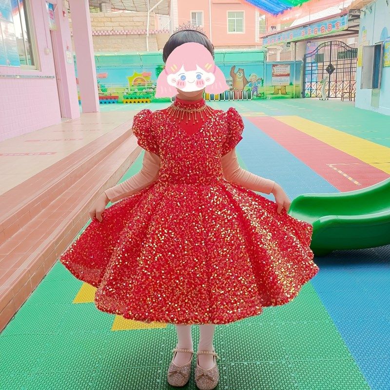 小女孩表演礼服走秀主持人高端洋气公主裙女童演出蓬蓬纱花童婚纱,淘宝优惠券,粉丝福利购,淘宝优惠卷