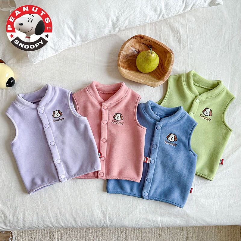 儿童马甲2025秋冬新款奥粒绒背心男女童保暖外穿柔软舒适坎肩开衫