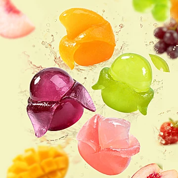 拍5件！嘉士利嘉士柏爆浆陈皮软糖[11元优惠券]-寻折猪